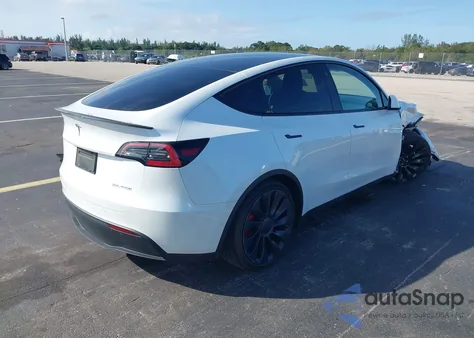 2022 Tesla Model Y Performance Dual Motor All-Wheel Drive из США, поврежденный, VIN 7SAYGDEF1NF538169